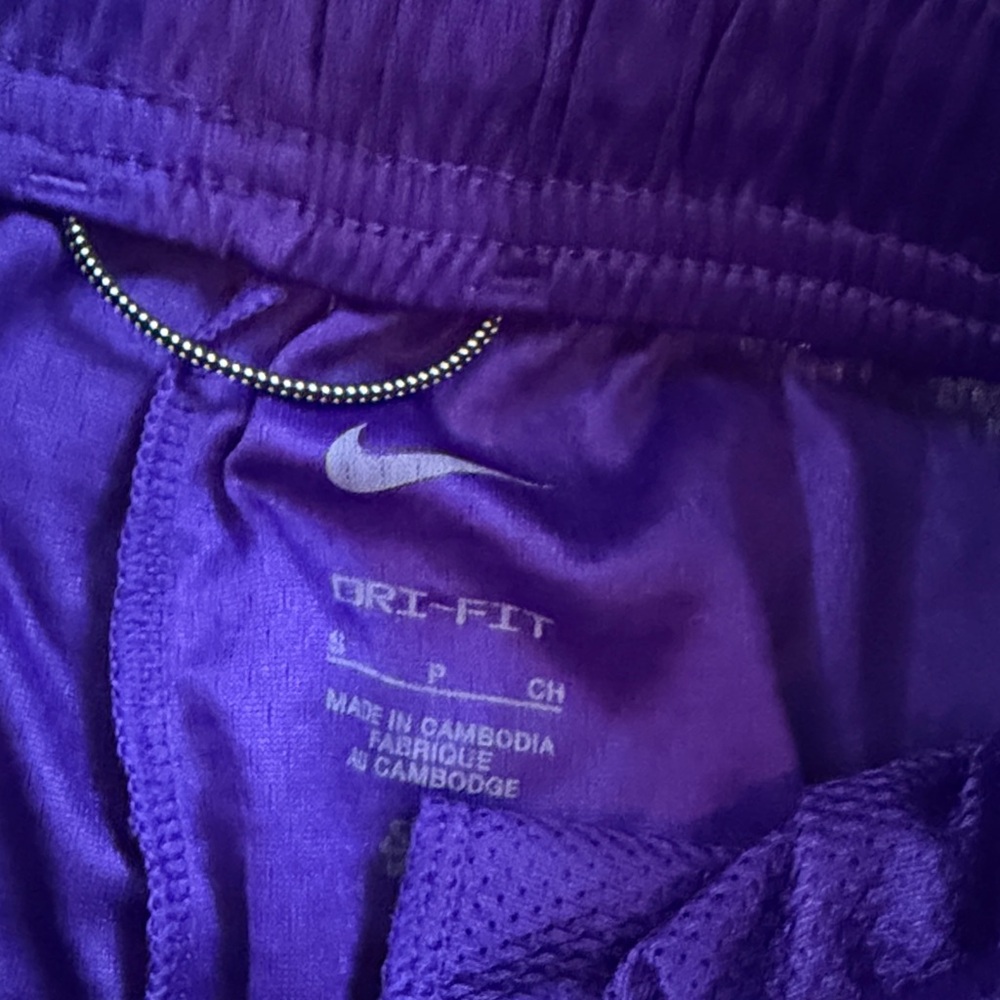 Lot of Nike and UA Kids Shorts Set - Purple, Black, Blue Size Youth Small - Picture 3 of 7